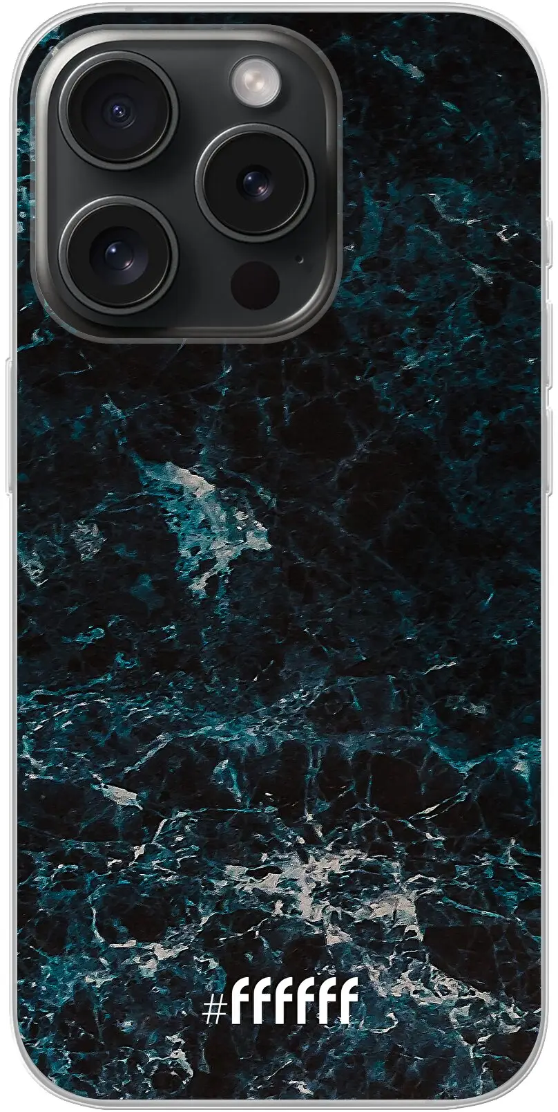 Dark Blue Marble iPhone 15 Pro