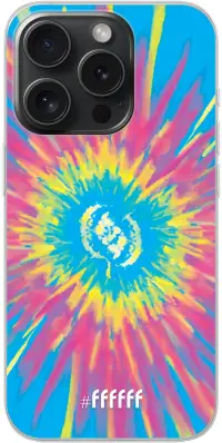 Flower Tie Dye iPhone 15 Pro