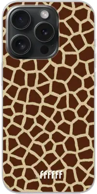 Giraffe Print iPhone 15 Pro