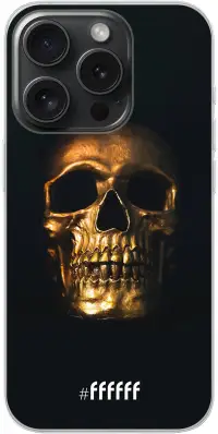 Gold Skull iPhone 15 Pro