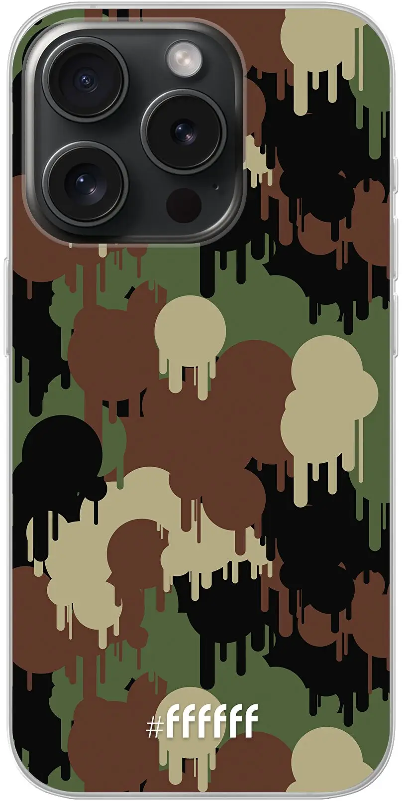 Graffiti Camouflage iPhone 15 Pro