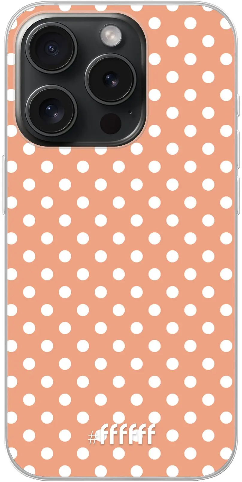 Peachy Dots iPhone 15 Pro