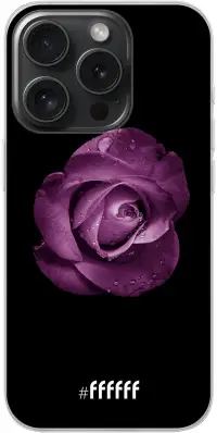 Purple Rose iPhone 15 Pro