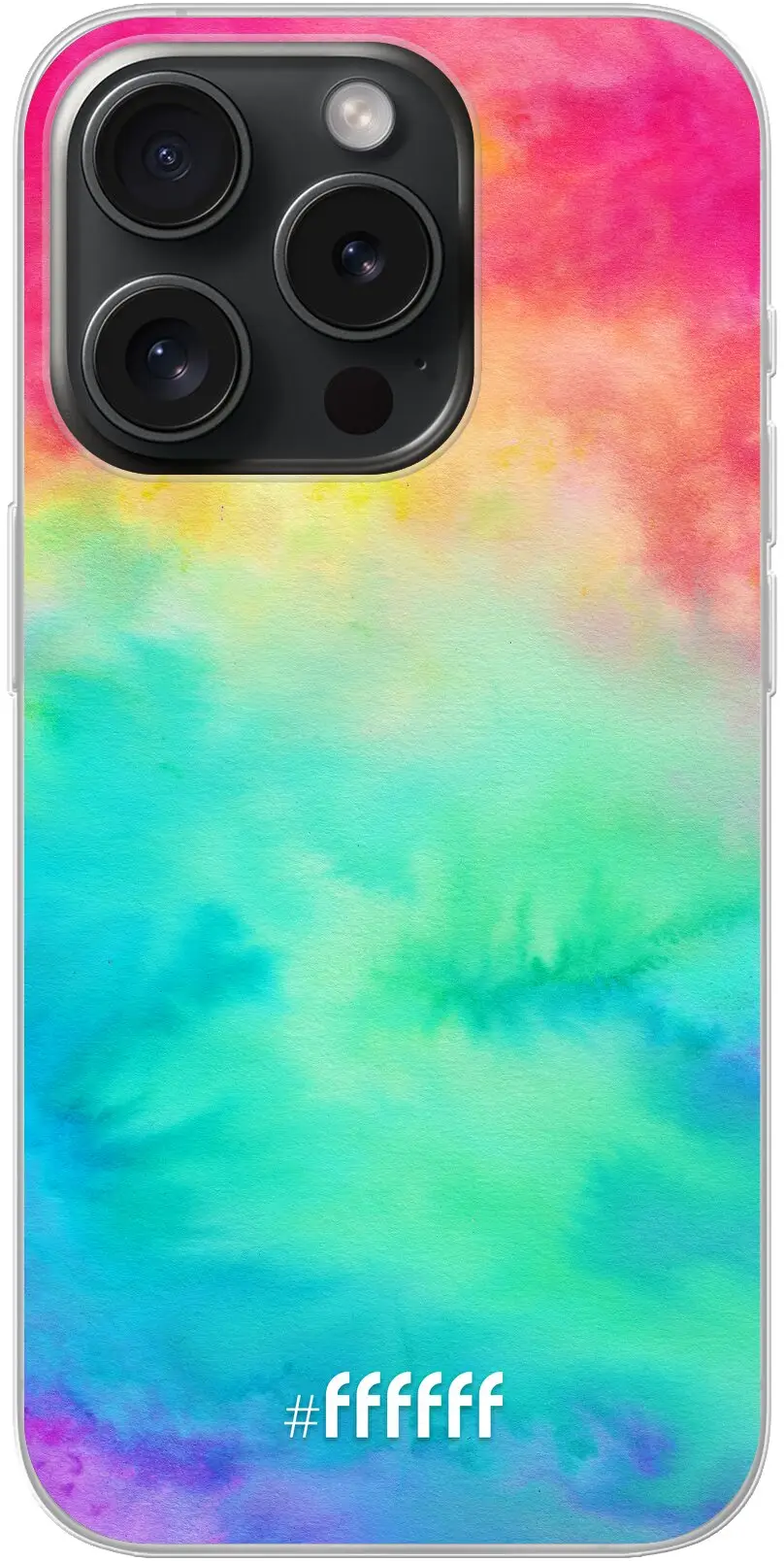 Rainbow Tie Dye iPhone 15 Pro