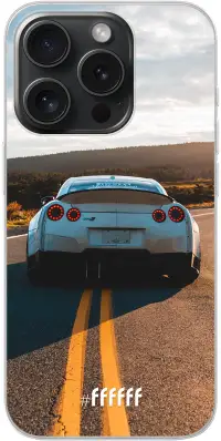 Silver Sports Car iPhone 15 Pro