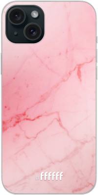 Coral Marble iPhone 15 Plus