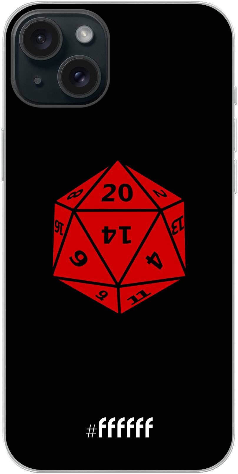 D20 - Black iPhone 15 Plus