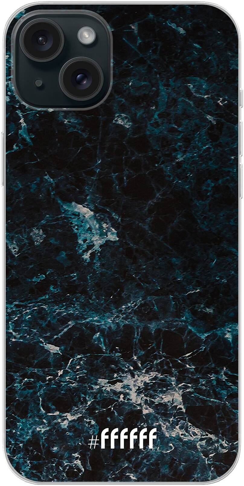 Dark Blue Marble iPhone 15 Plus