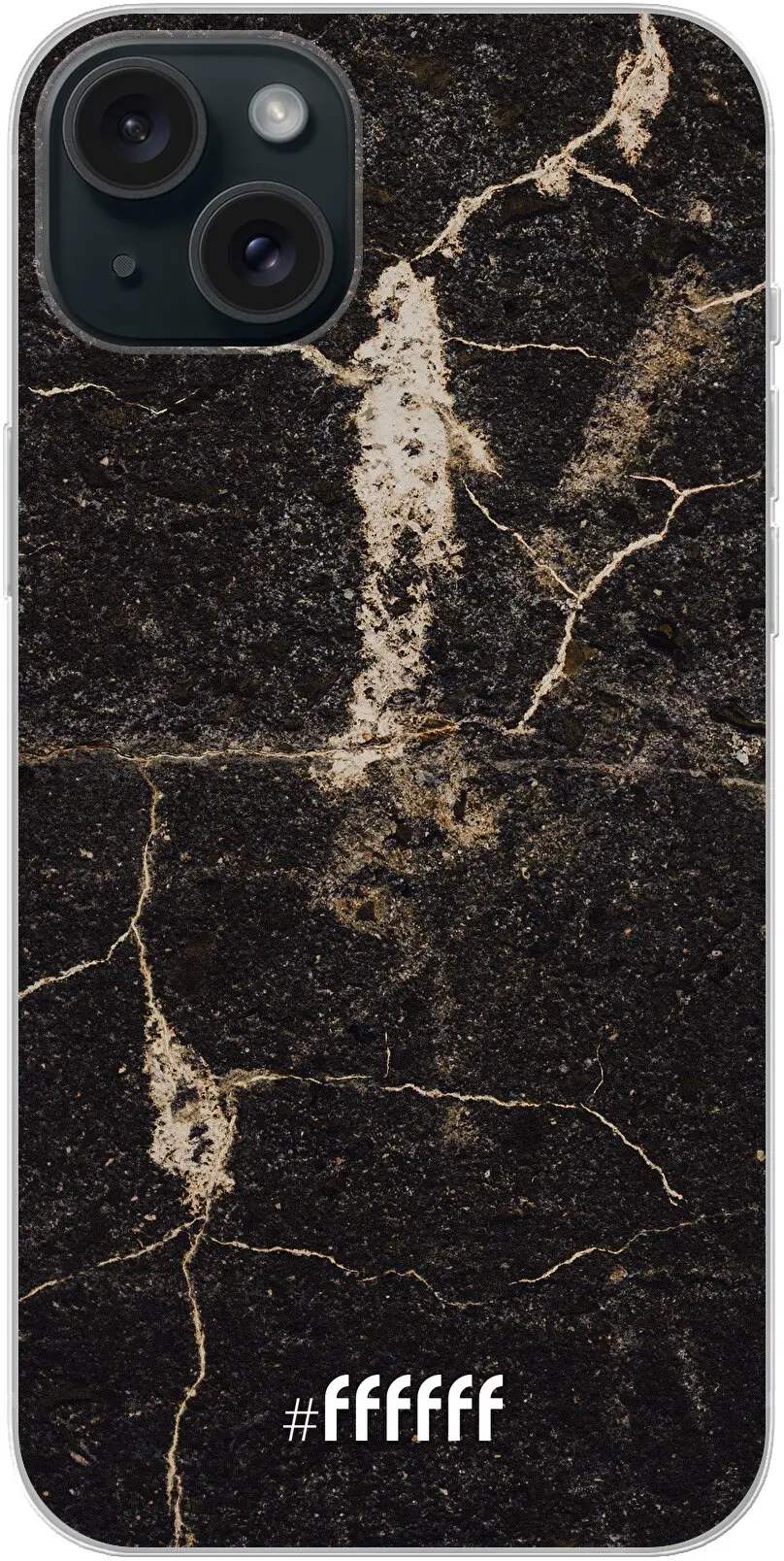 Dark Golden Marble iPhone 15 Plus