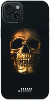 Gold Skull iPhone 15 Plus