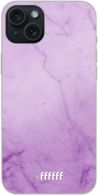 Lilac Marble iPhone 15 Plus