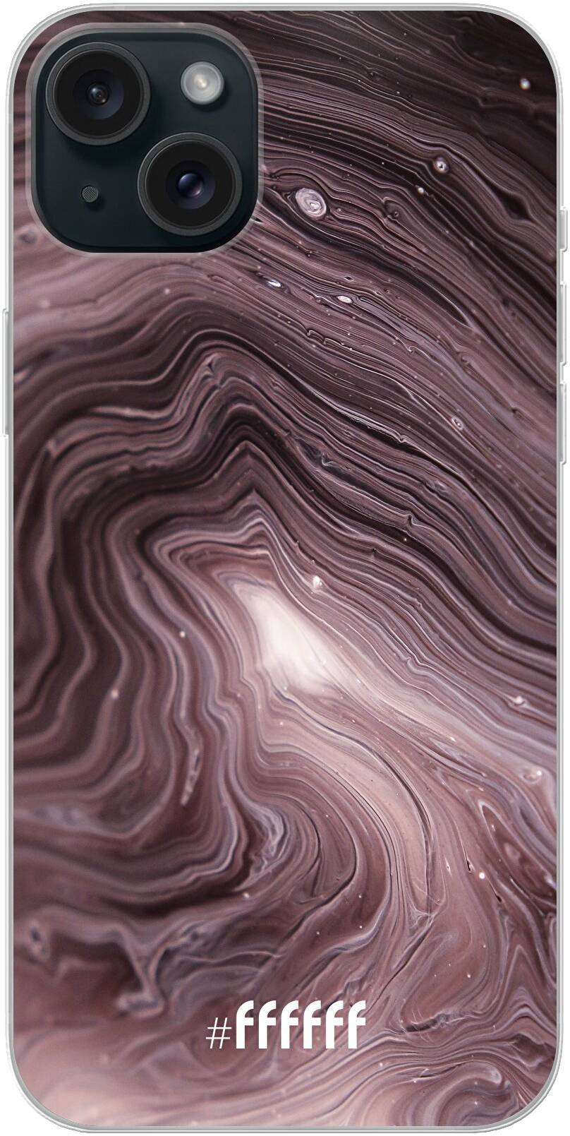 Purple Marble iPhone 15 Plus