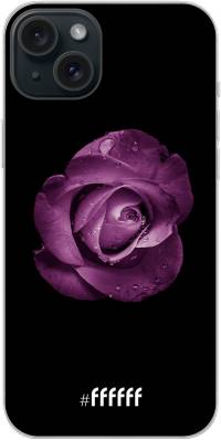 Purple Rose iPhone 15 Plus