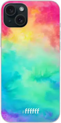 Rainbow Tie Dye iPhone 15 Plus