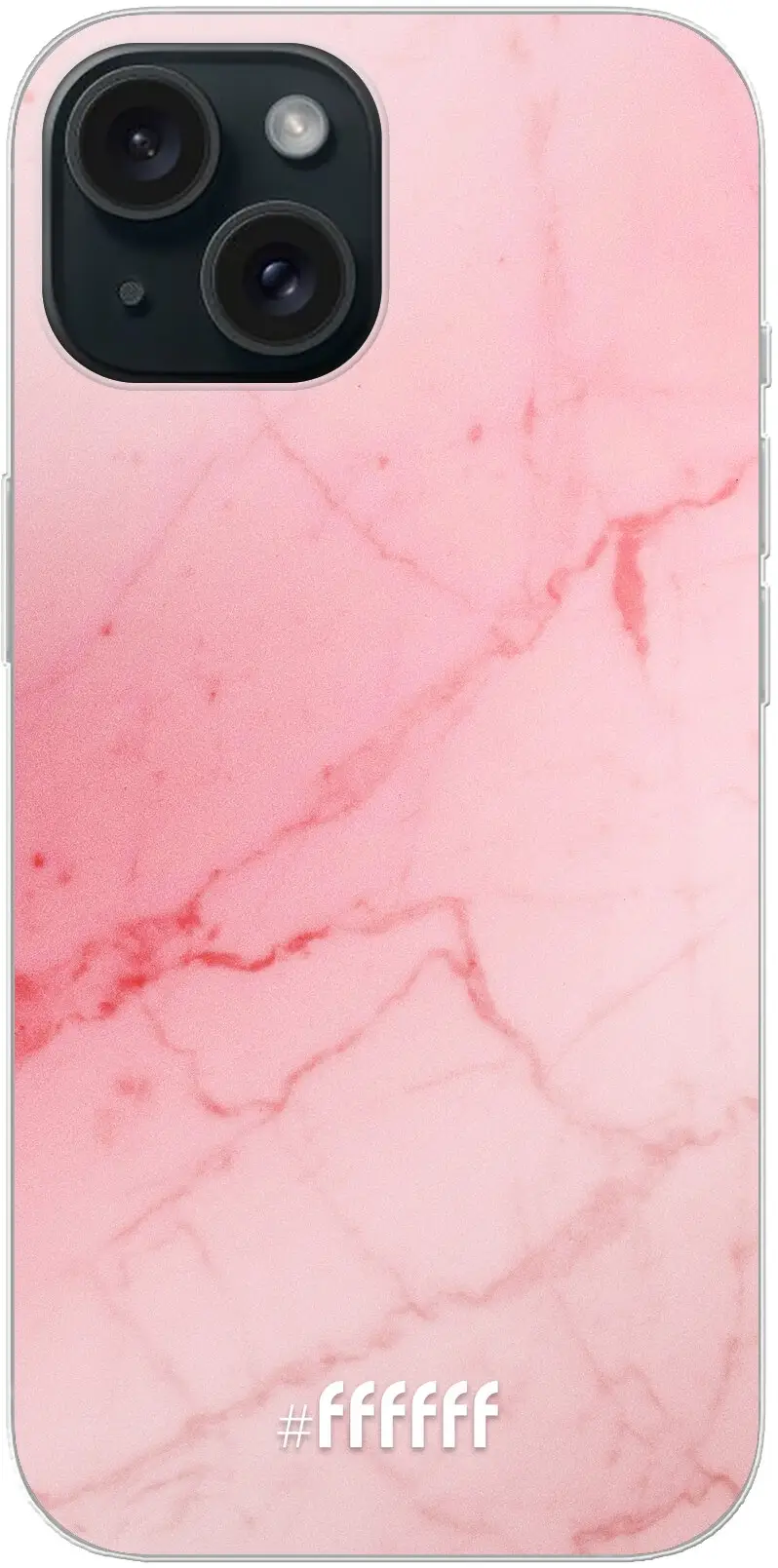 Coral Marble iPhone 15