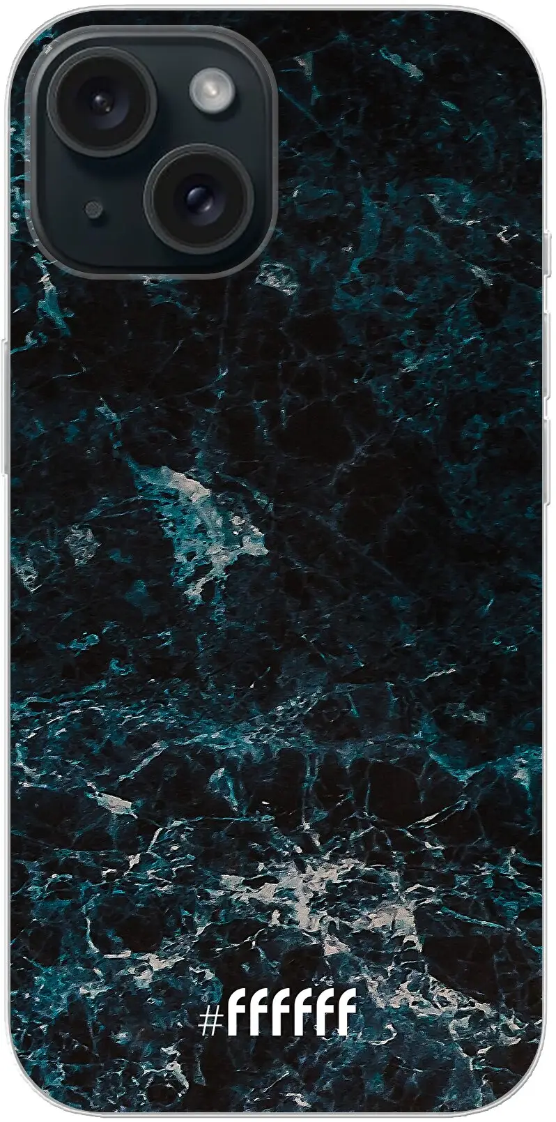 Dark Blue Marble iPhone 15