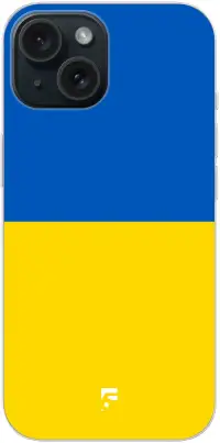 Oekraïense vlag iPhone 15