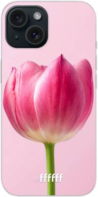 Pink Tulip iPhone 15