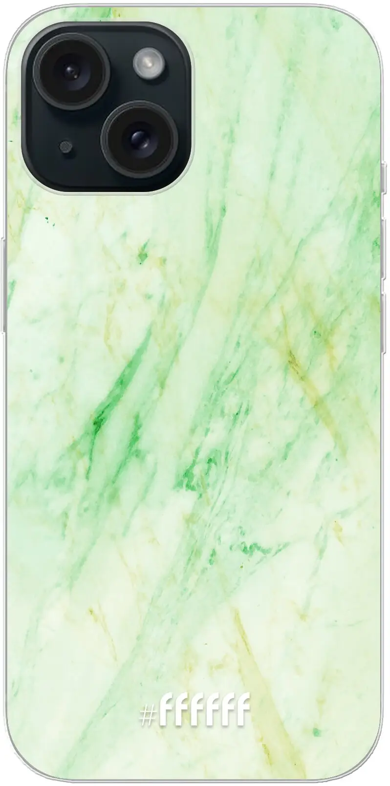 Pistachio Marble iPhone 15