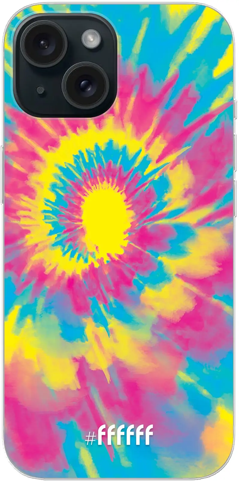 Psychedelic Tie Dye iPhone 15