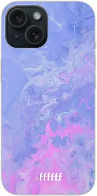 Purple and Pink Water iPhone 15