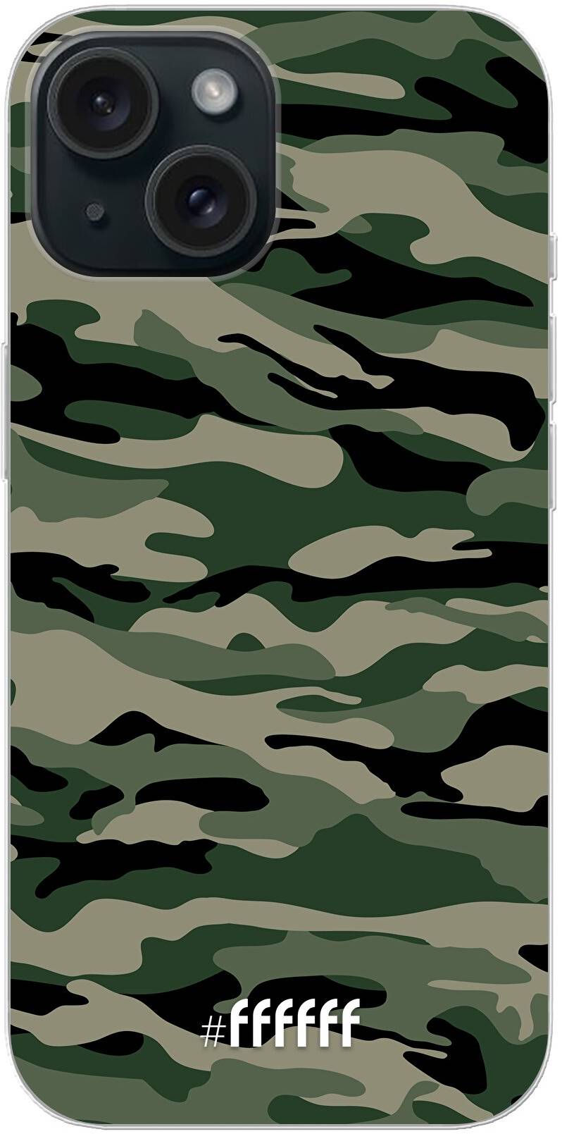 Woodland Camouflage iPhone 15