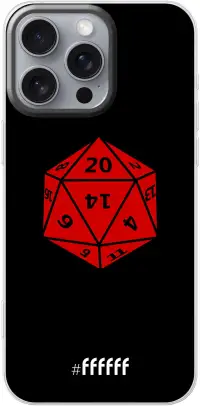 D20 - Black iPhone 16 Pro Max