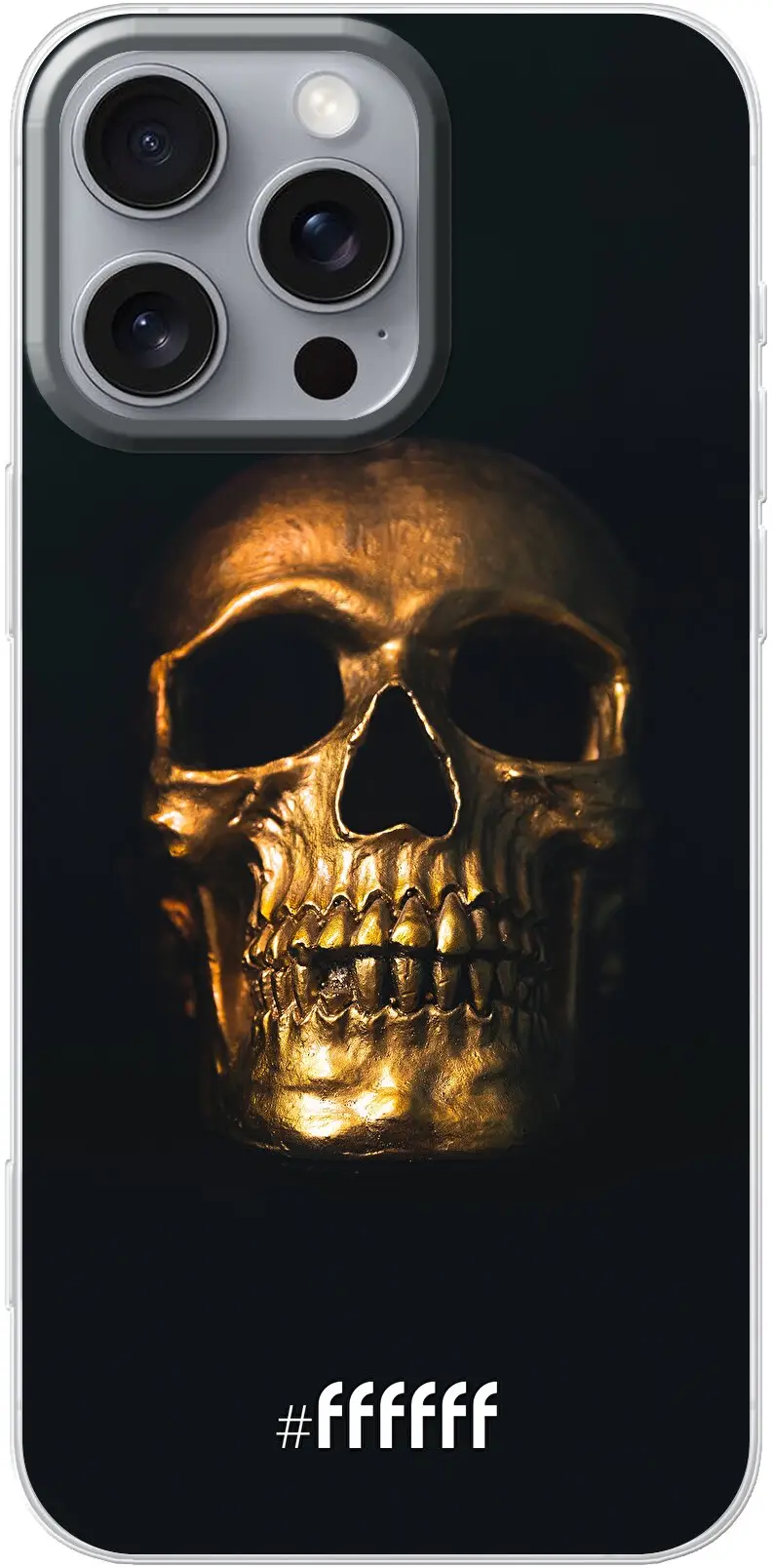 Gold Skull iPhone 16 Pro Max