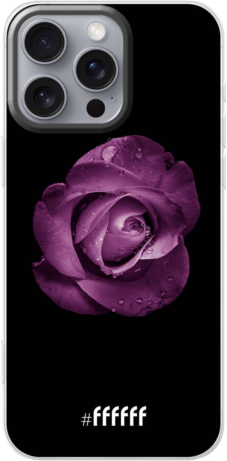 Purple Rose iPhone 16 Pro Max