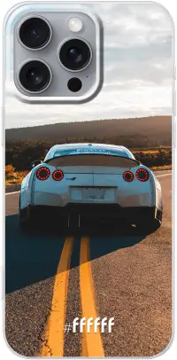 Silver Sports Car iPhone 16 Pro Max