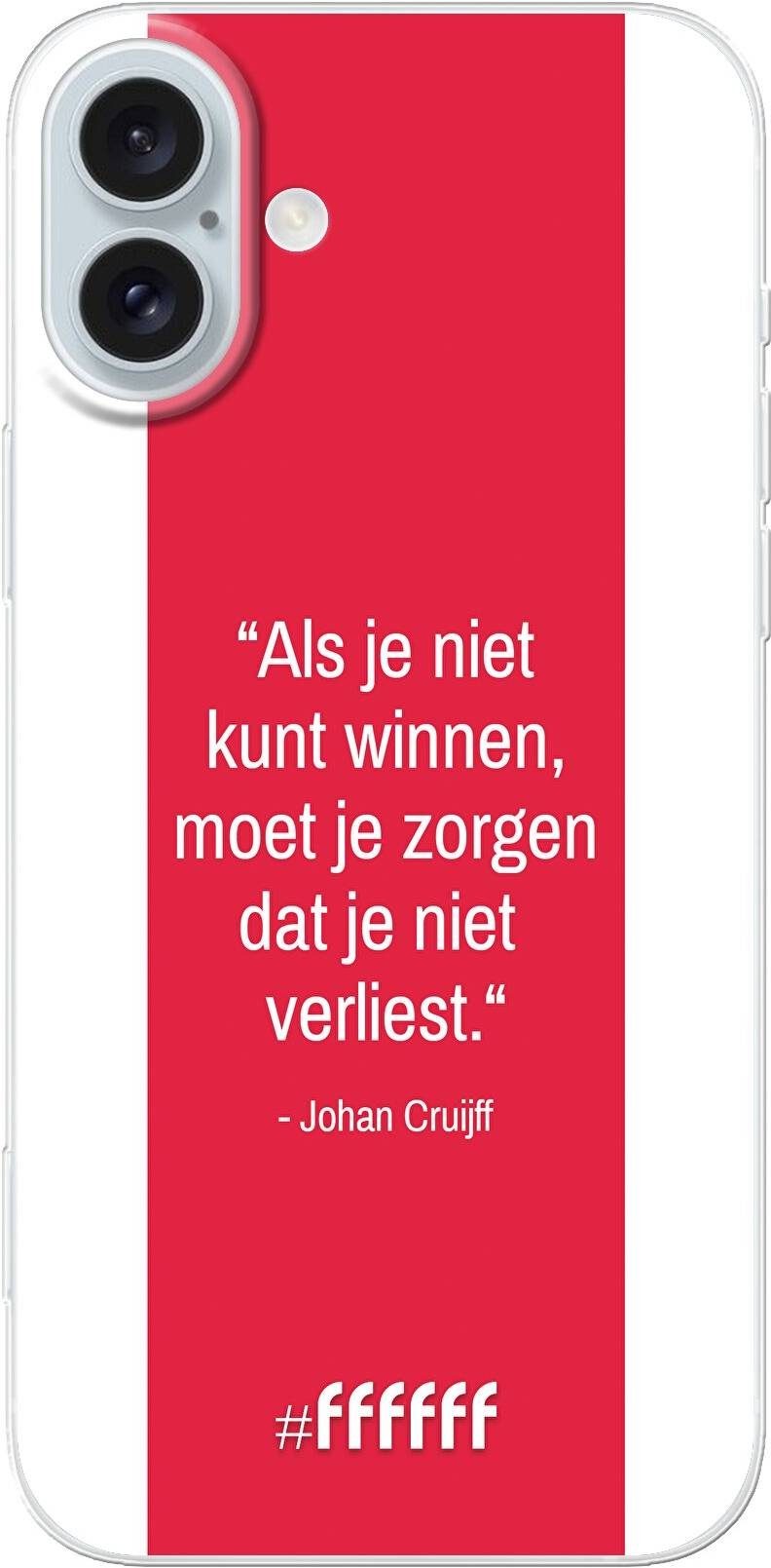 AFC Ajax Quote Johan Cruijff iPhone 16 Pro