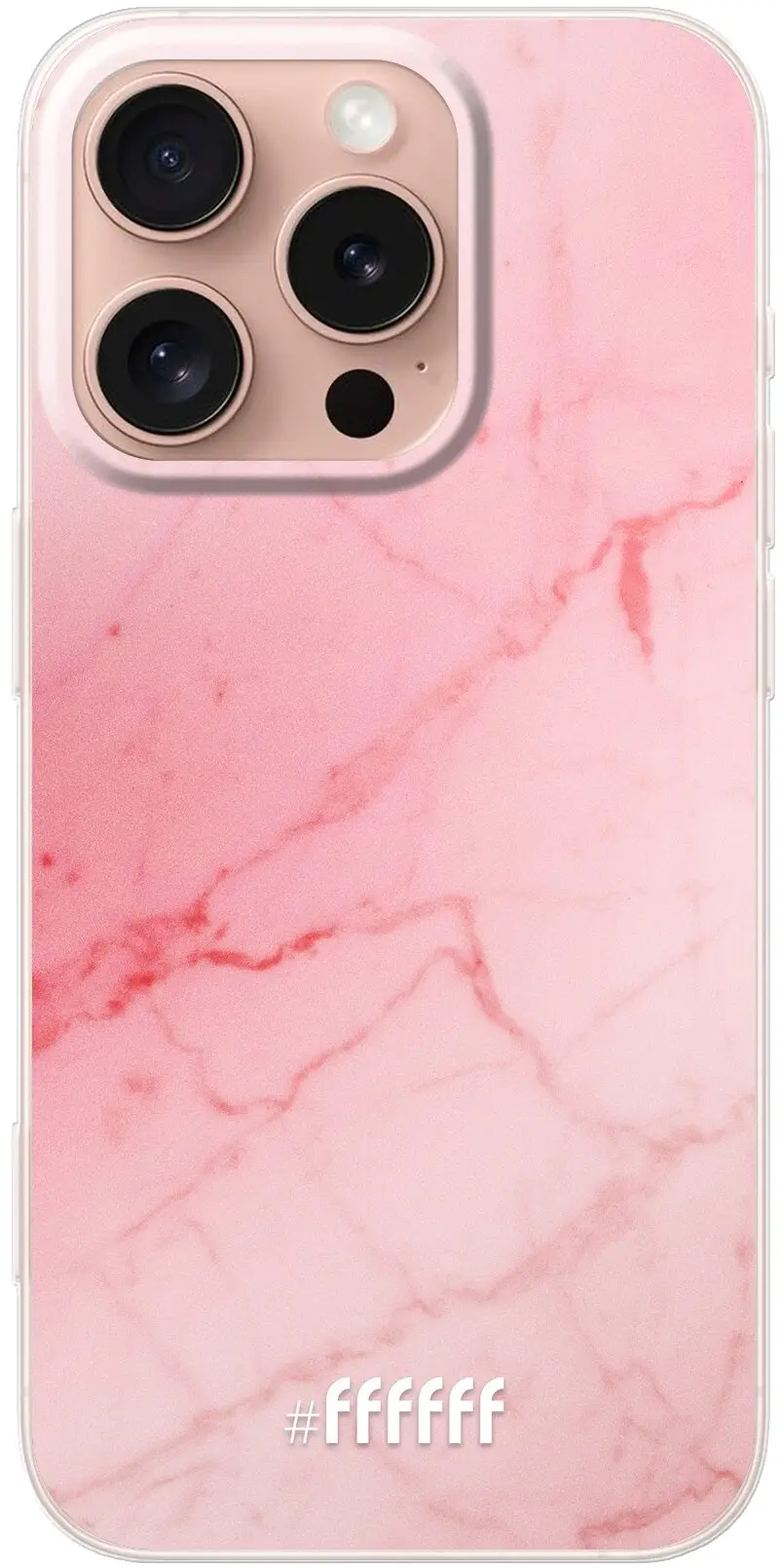 Coral Marble iPhone 16 Pro