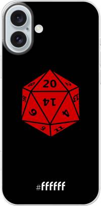 D20 - Black iPhone 16 Plus