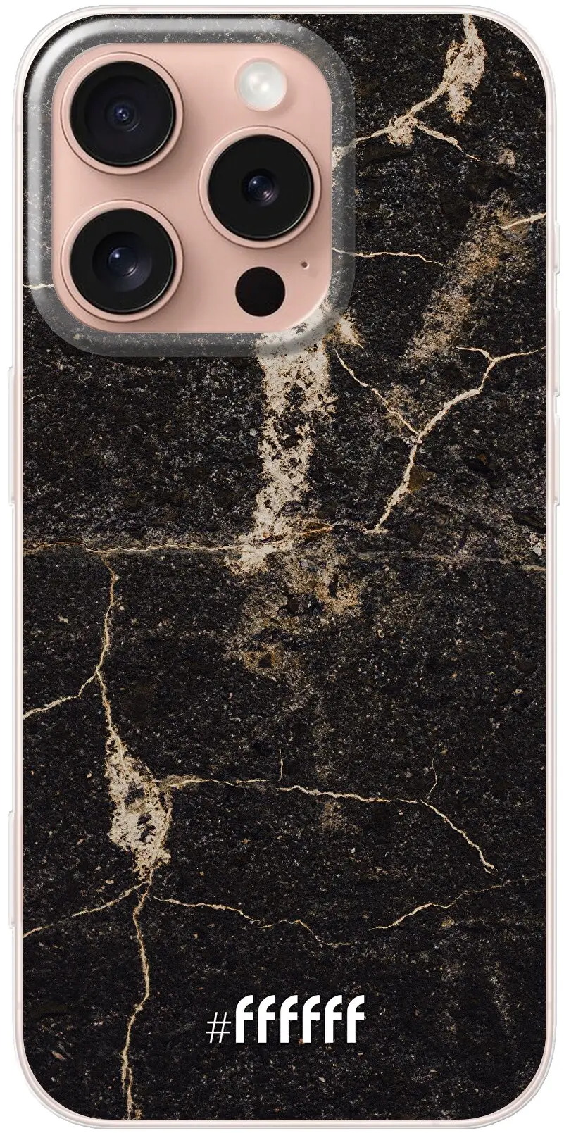 Dark Golden Marble iPhone 16 Pro