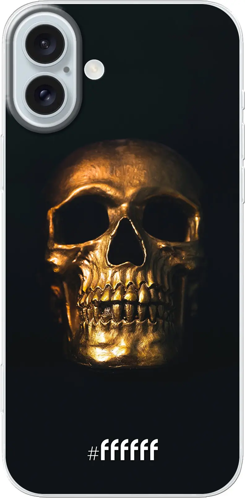 Gold Skull iPhone 16 Pro