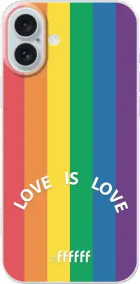 #LGBT - Love Is Love iPhone 16 Plus