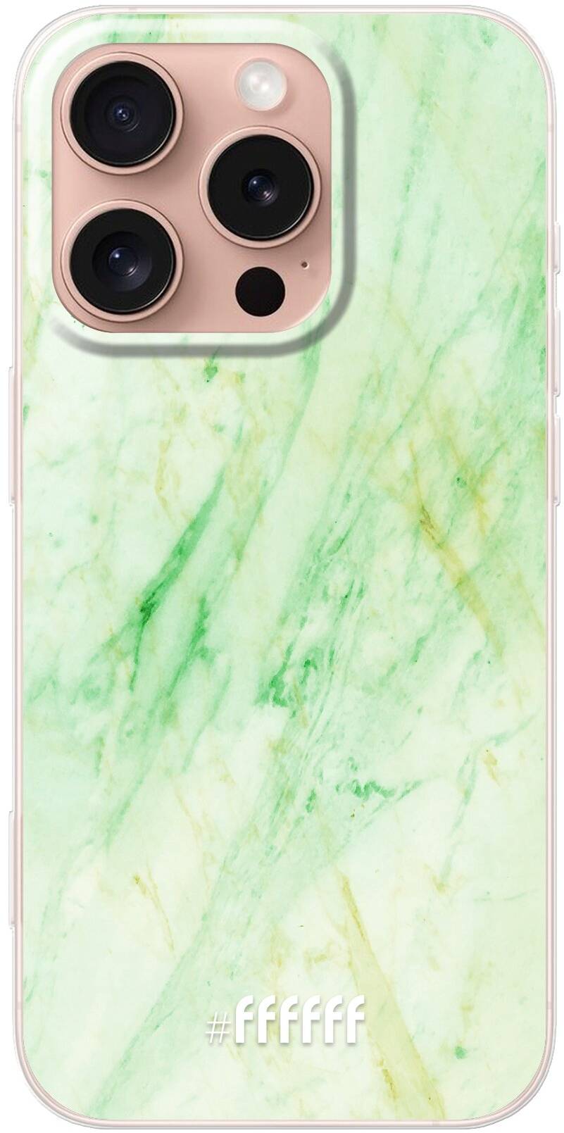 Pistachio Marble iPhone 16 Pro