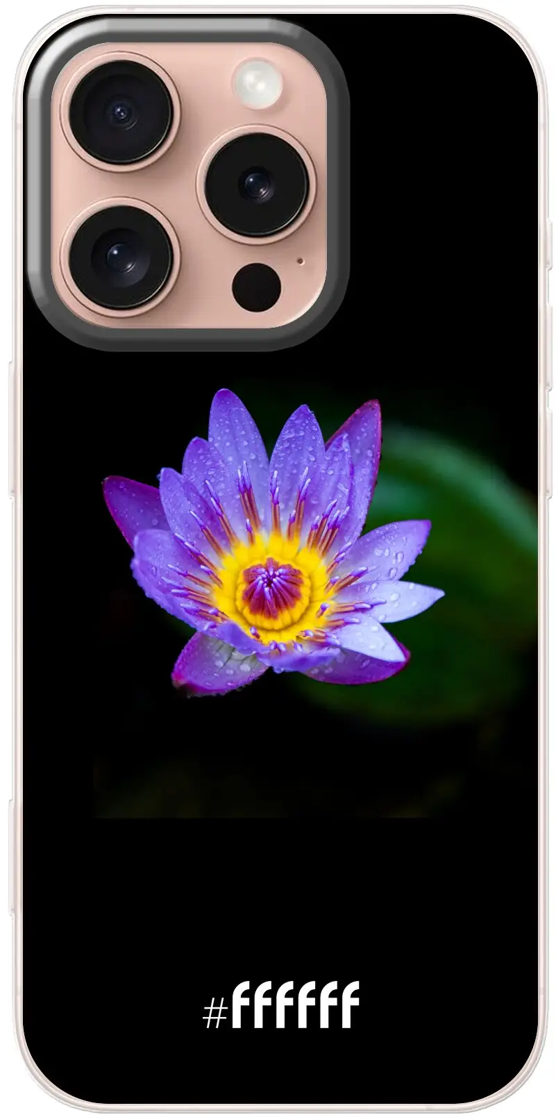 Purple Flower in the Dark iPhone 16 Pro