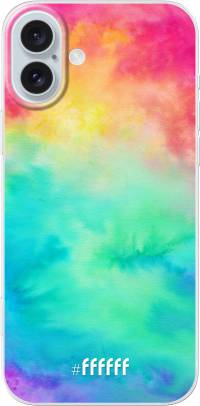 Rainbow Tie Dye iPhone 16 Plus