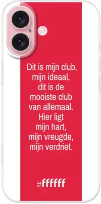 AFC Ajax Dit Is Mijn Club iPhone 16