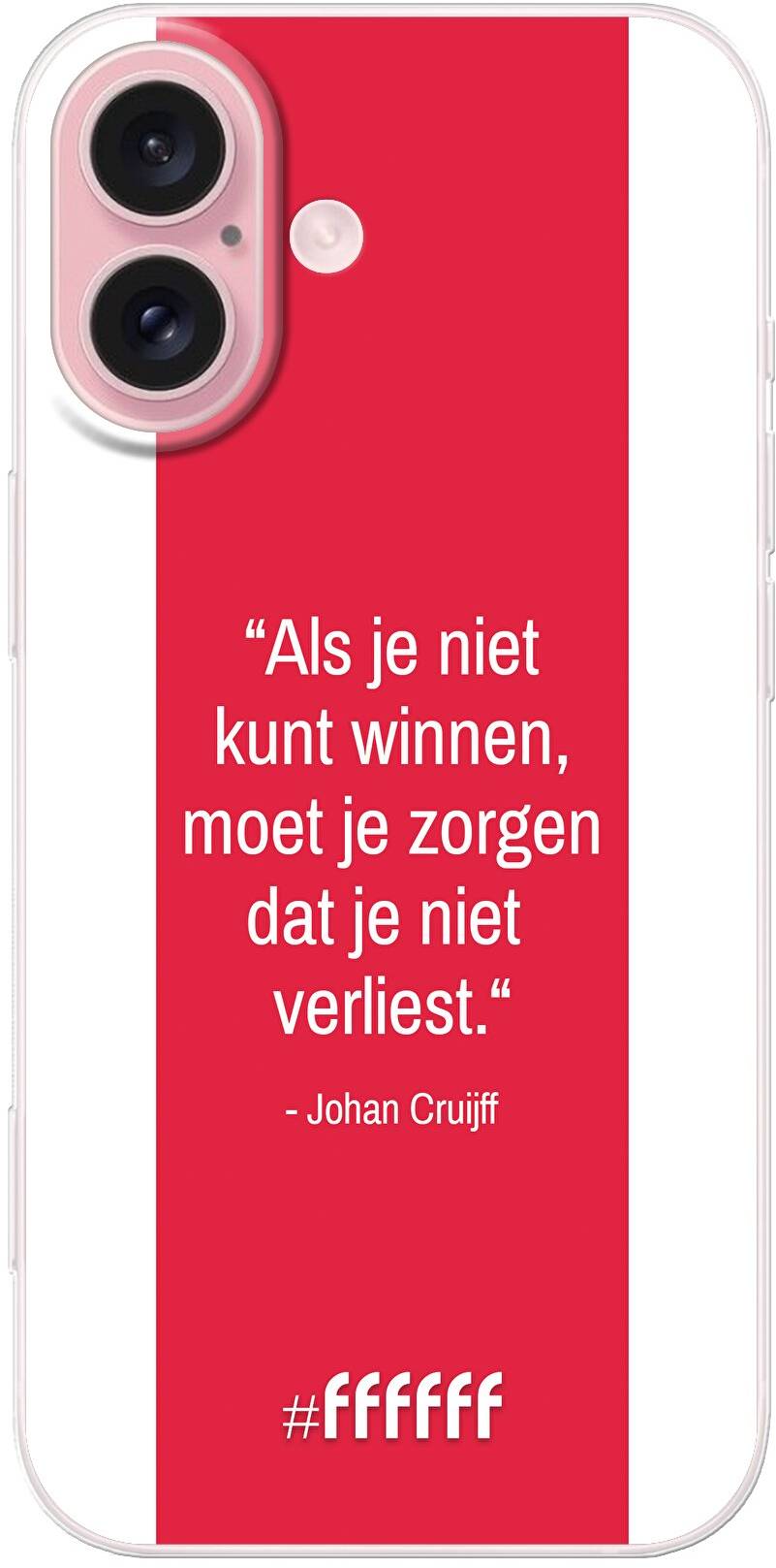 AFC Ajax Quote Johan Cruijff iPhone 16