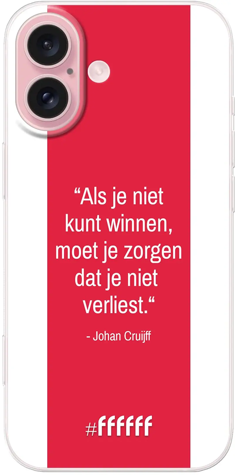 AFC Ajax Quote Johan Cruijff iPhone 16