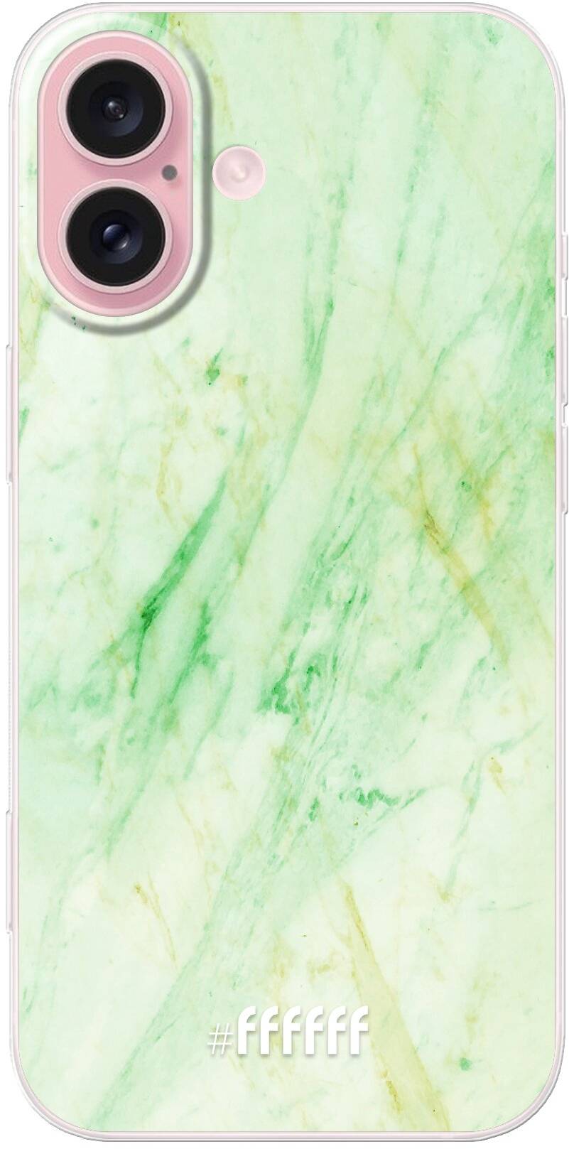 Pistachio Marble iPhone 16