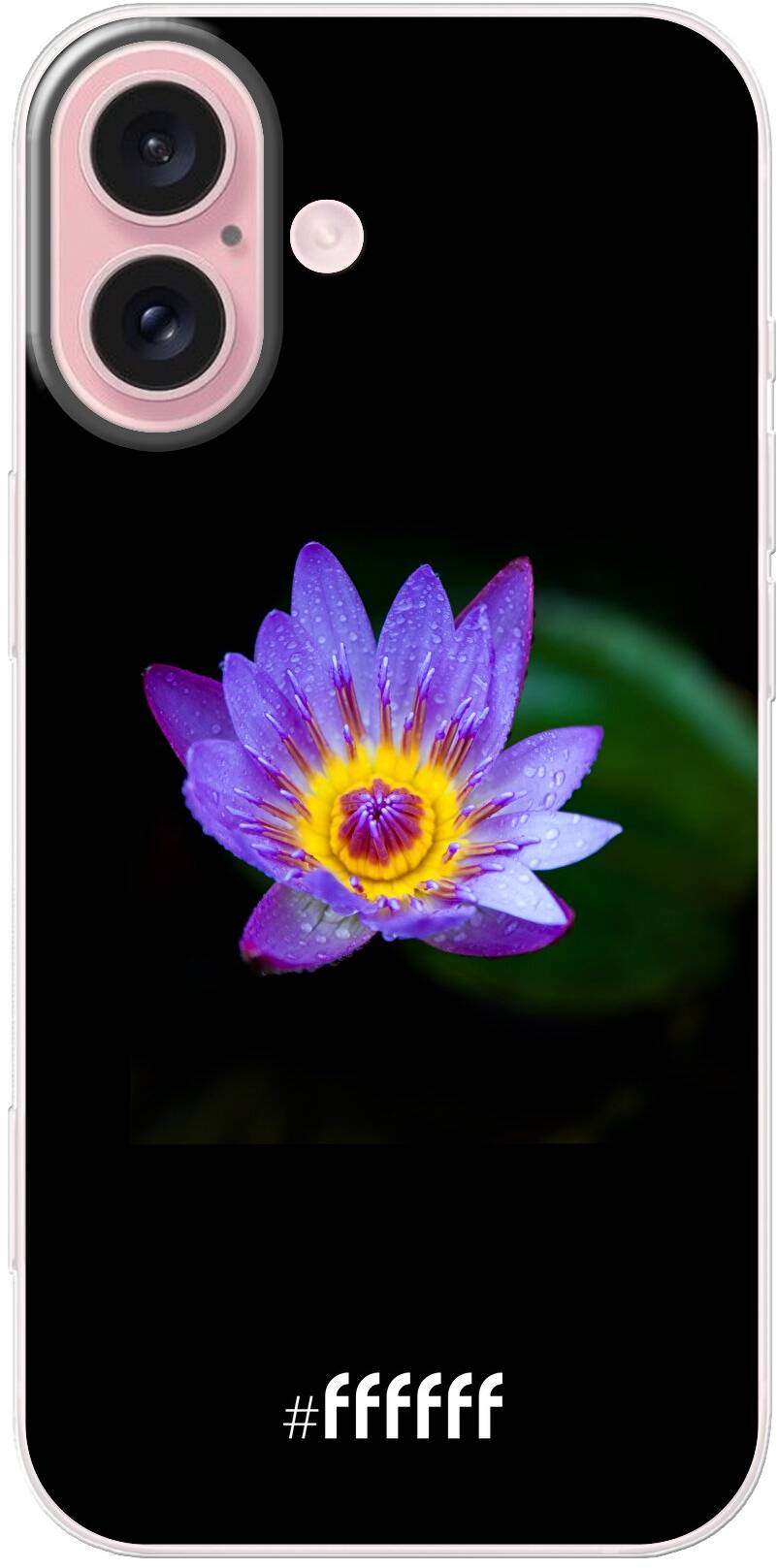 Purple Flower in the Dark iPhone 16