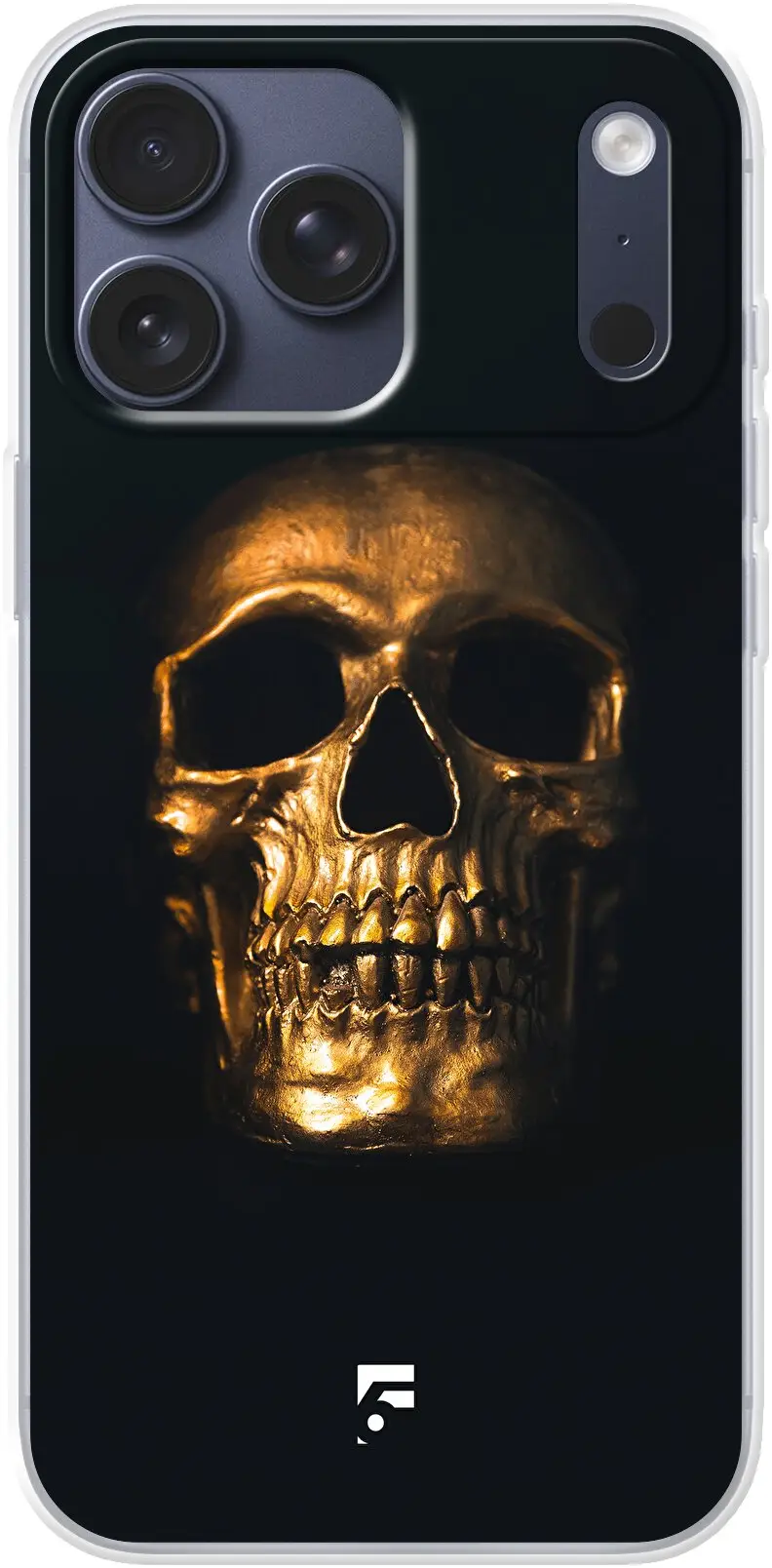Gold Skull iPhone 17 Pro Max