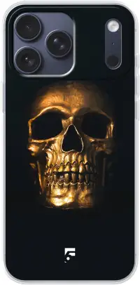 Gold Skull iPhone 17 Pro Max