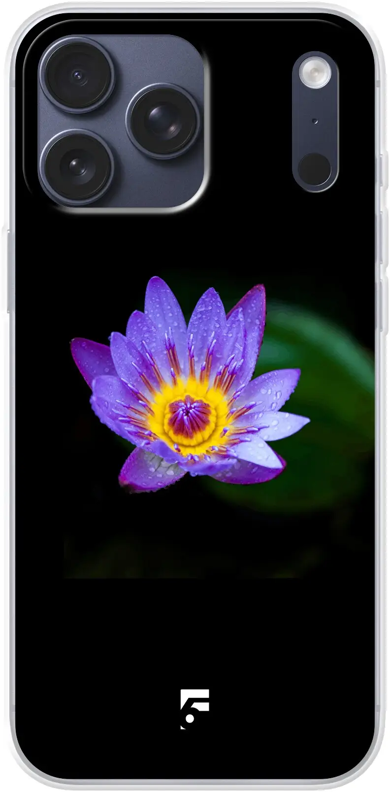 Purple Flower in the Dark iPhone 17 Pro Max