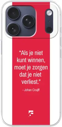 AFC Ajax Quote Johan Cruijff iPhone 17 Pro