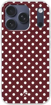 Burgundy Dots iPhone 17 Pro