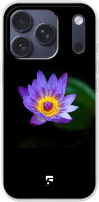 Purple Flower in the Dark iPhone 17 Pro